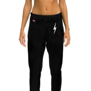 Black aviator nation Jogger Pants